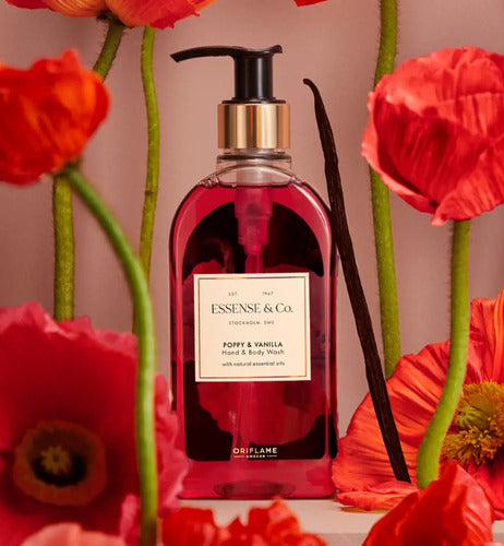 Jabón Líquido Manos Cuerpo Amapola Y Vainilla Oriflame 300ml