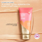 Hidratante Corporal Con Brillo Glow To Shine 180ml Cyzone Caramelo