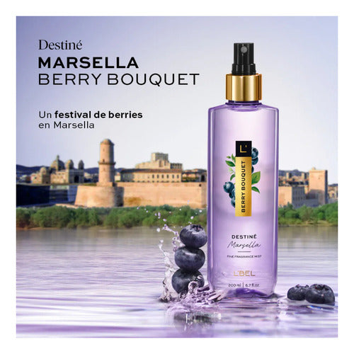 Colonia Destine Marsella Berry Bouquet Para Mujer Lbel 200ml