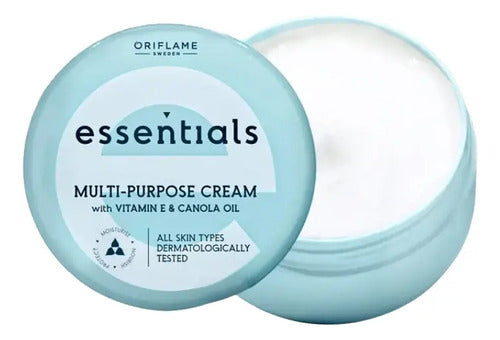 Crema Multipropósito Vit E Y Ac. Canola Essentials Oriflame Neutra