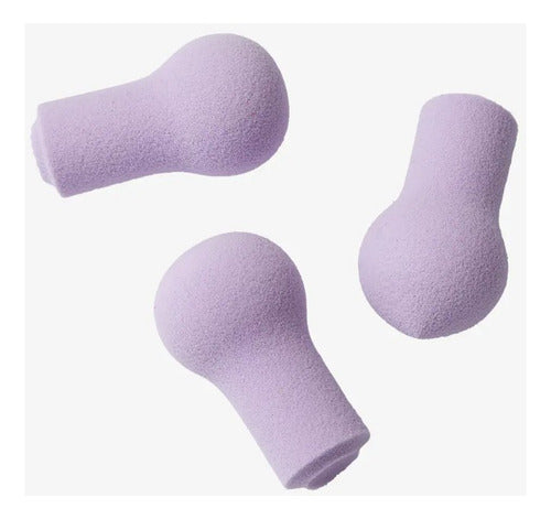 Set De 3 Esponjas Para Uñas Nail It Nail Art Oriflame Lila Mini