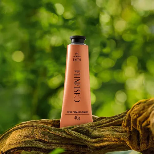 Pulpa Hidratante Para Manos Castaña Natura Ekos 40g Castaña