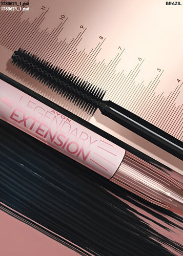 Máscara Avon Para Cílios Legendary Extension 10 Ml Negro