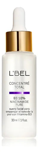 Suero Facial Concentre Total B3 Niacinamide Pure L'bel 30ml Todo Tipo De Piel Día/noche