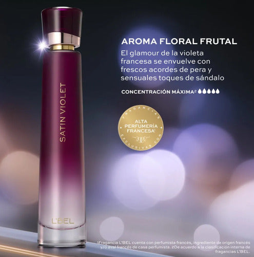 Satin Violet Para Mujer Lbel 50ml Perfume