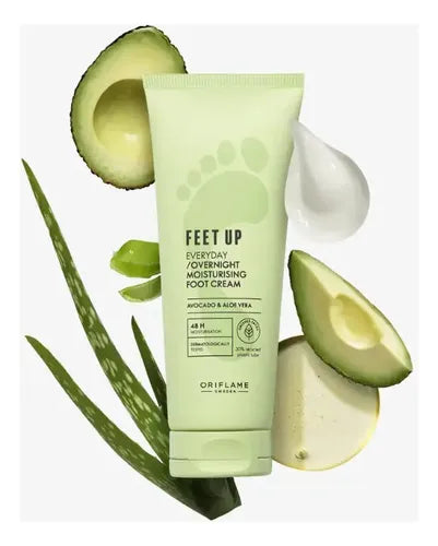 Crema Hidratante Noche Pies Feet Up Everyday Oriflame 75ml Aloe Vera