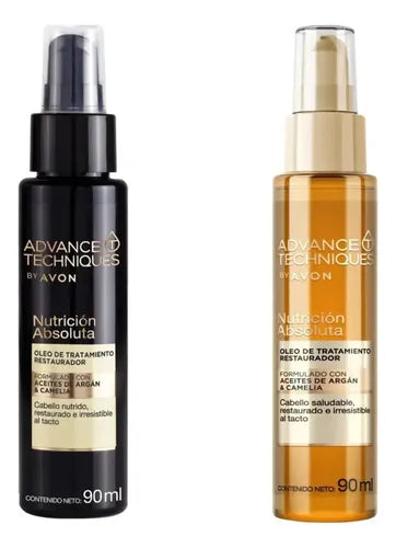Óleo Restaurador Argán Y Camelia Advance Tech Avon 90ml
