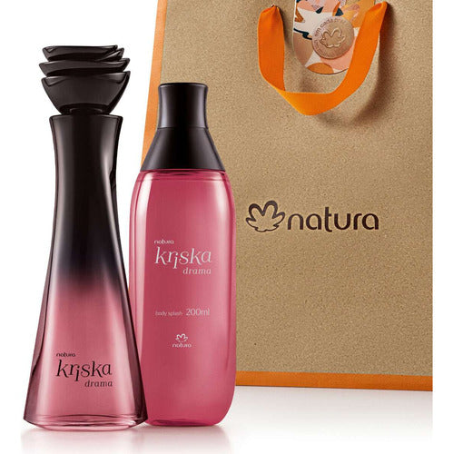 Kit Perfume Kriska Drama 100ml Y Body Splash 200ml Natura