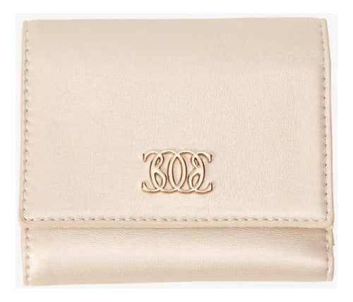 Billetera Opulence Wallet Oriflame Dorado Liso
