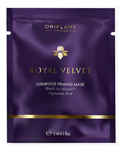 5 Mascarillas Faciales Royal Velvet Oriflame 5ml C/u Todo Tipo De Piel