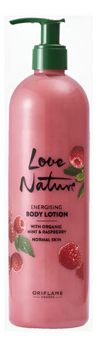 Crema Corporal Menta Y Frambuesa Love Nature Oriflame 500ml Frambuesa