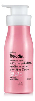 Crema Corporal Frambuesa Y Pimienta Rosa 400ml Natura Frambuesa Y Pimienta Rosa