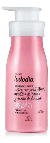 Crema Corporal Frambuesa Y Pimienta Rosa 400ml Natura Frambuesa Y Pimienta Rosa