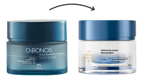 Acqua Biohidratante Renovador Chronos Natura 40 G Todo Tipo De Piel Día/noche