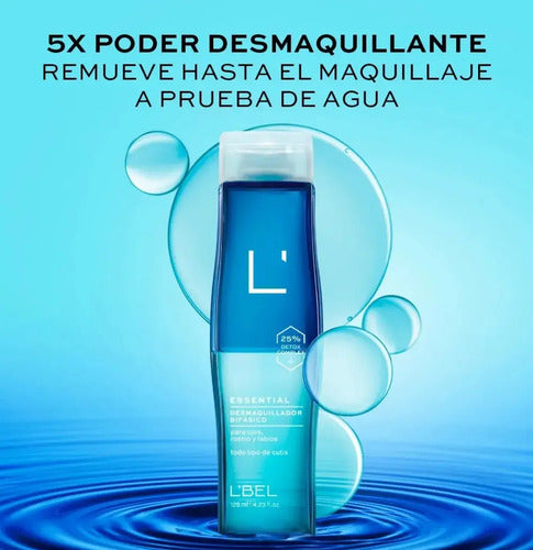Loción Desmaquillante Bifásica A Prueba De Agua L'bel 45ml