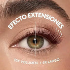 Máscara De Pestañas Ésika Mega Tubing Extensions  8g Negro Negro