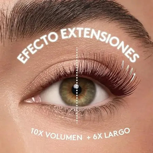 Máscara De Pestañas Ésika Mega Tubing Extensions  8g Negro Negro