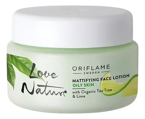Love Nature Crema Facial Matificante Arbol De Te Y Limon Grasa