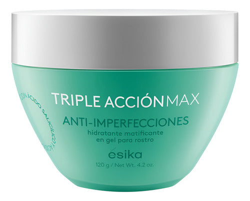Ésika Crema Facial Anti-imperfecciones Triple Acciónmax 120g Mixta Día/noche