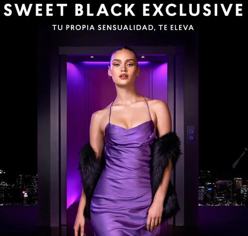 Perfume Femenino Sweet Black Exclusive Cyzone 50ml