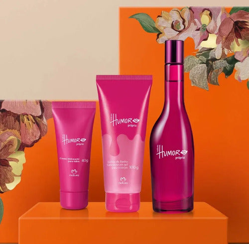 Kit Humor Proprio Natura (edt 75ml, Jabón Y Crema)