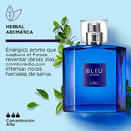 Perfume L'bel Bleu Intense De 100 Ml Edt Para Hombre Herbales Fresco De Larga Duración