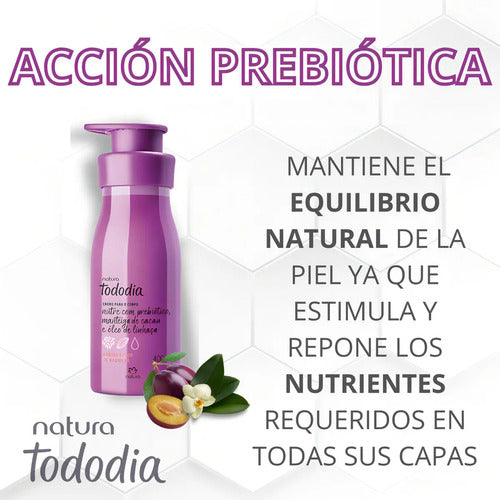 Crema Corporal Natura Tododia Ciruela Y Flor Vainilla 400ml Ciruela/flor De Vainilla