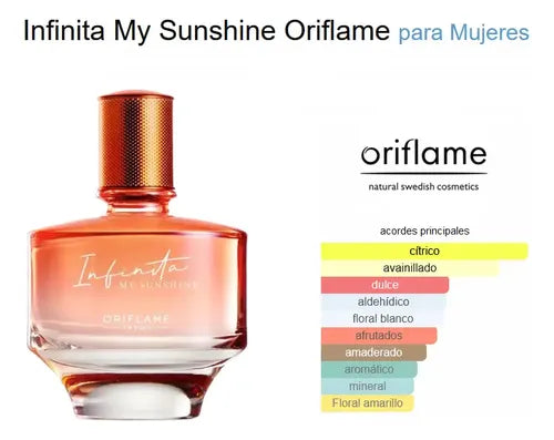 Perfume Infinita My Sun Para Mujer Edp Oriflame 50ml