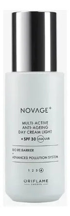 Crema De Día Antienvejecimiento Novage+ Oriflame 50ml Fps30 Todo Tipo De Piel Día