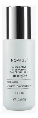 Crema De Día Antienvejecimiento Novage+ Oriflame 50ml Fps30 Todo Tipo De Piel Día
