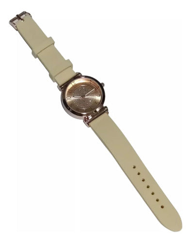 Reloj Pulsera Para Mujer Beige