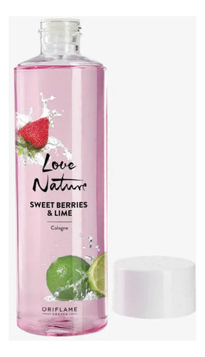 Colonia Frutilla Mara & Limón Love Nature Oriflame 400ml