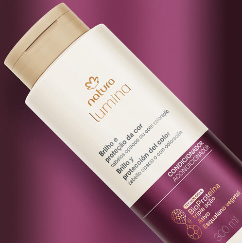 Kit Cabello Lumina Brillo Y Protección Del Color Natura