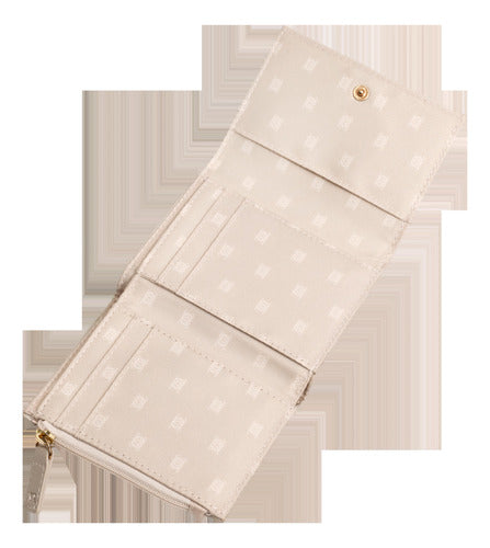 Billetera Opulence Wallet Oriflame Dorado Liso