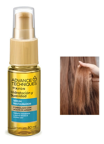 Sérum Tratamiento Cabello Óleo De Argán Advance Avon 30ml