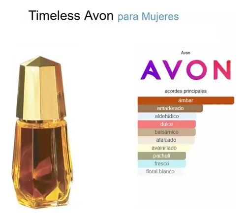 Avon Perfume Eau Toilette Timeless 50 Ml