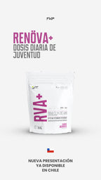 RENÖVA+ Colágeno Hidrolizado Peptan® con Coenzima Q10, Resveratrol, Vitaminas y Minerales | 21 Porciones 315g